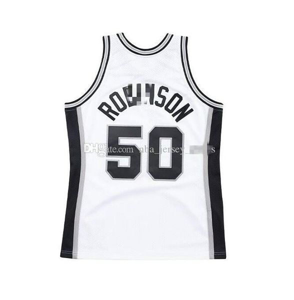 

men basketball san antonio spurs 55 david robinson mitchell&ness 1998-99 hardwoods classics authentic jersey 01, Black;red