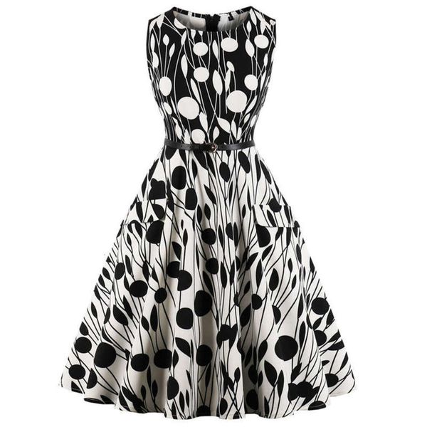 

slim waist dress hepburn, Black;gray