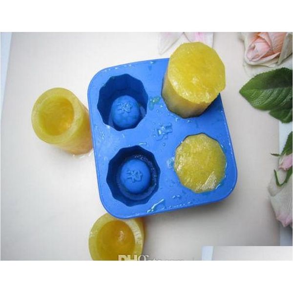 

4-cup ice cube sshape silicion shooters glass e mold m jllkar xhhair