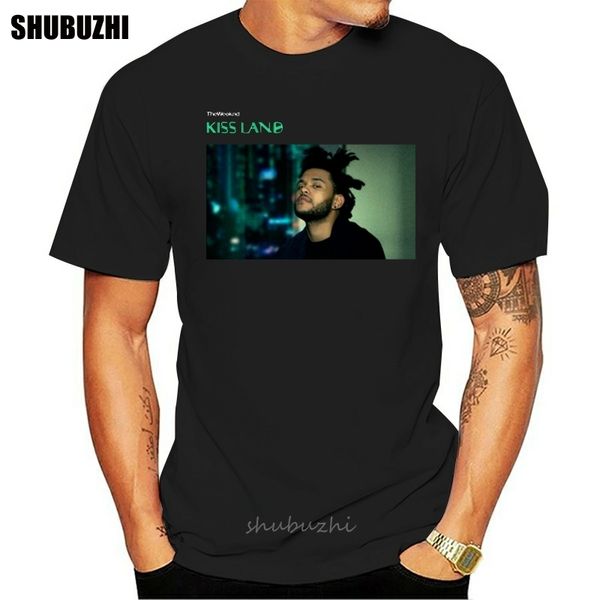 

the weeknd kiss land black t shirt custom size s 3xl printed t shirt men t shirt new style print men brand sport hooded sweatshirt hoodie