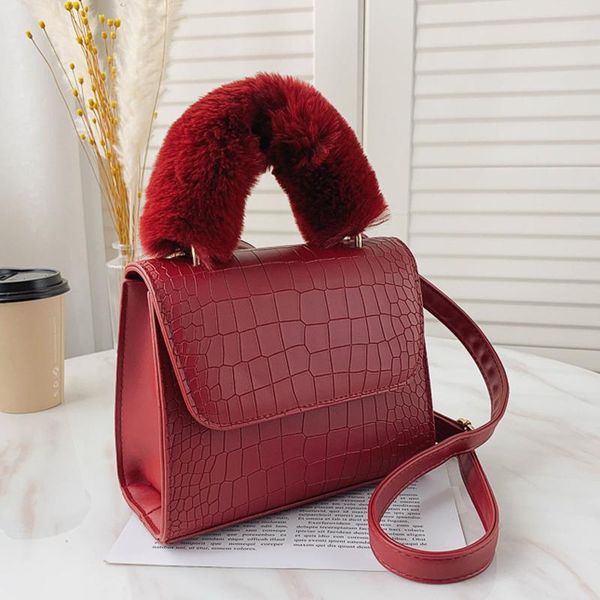 

stone pattern pu leather crossbody bags for women 2020 fashion small cross body brand designer lady shoulder bag luxury handbags