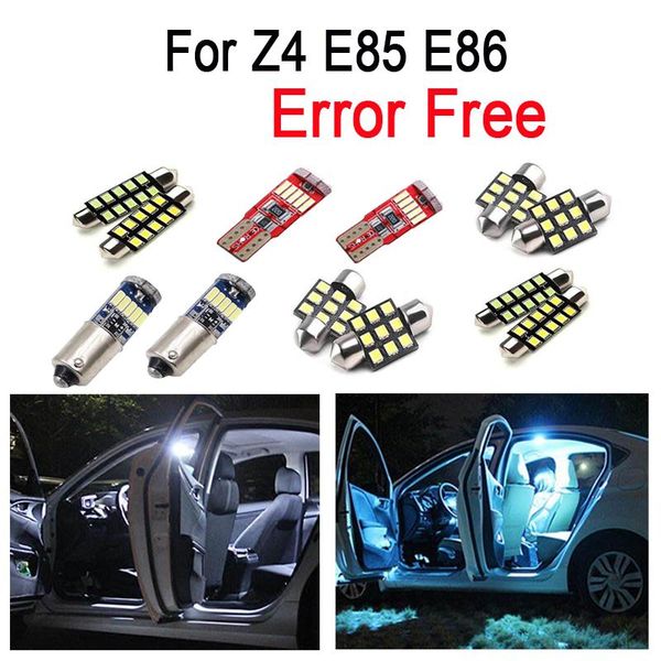

14 x canbus error led reading lamp interior dome light kit for z4 e85 e86 z4 roadster coupe convertible (2003-2008