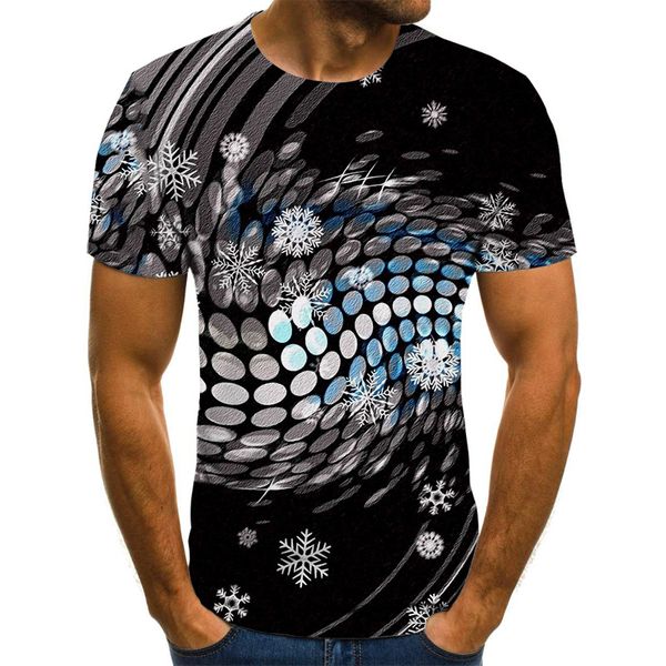 

three-dimensional abstraction summer daily 3d print shirts plus size kawaii aesthetic men clothing