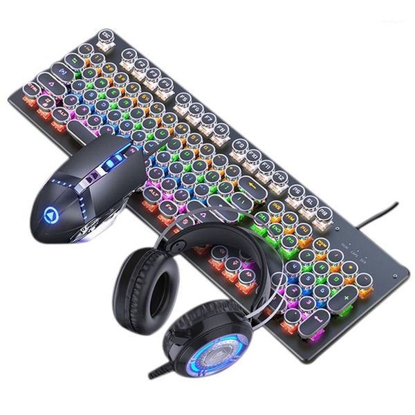 

game usb mechanical keyboard competition mouse headset three sets of a station to buy1