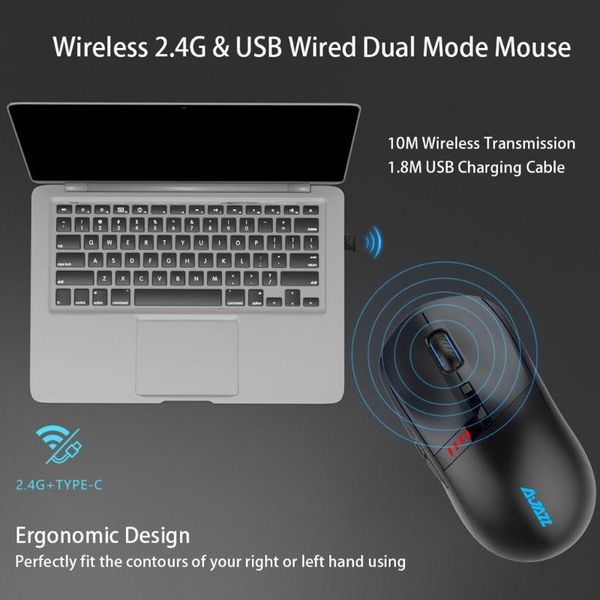 

mice ajazz professional-grade i305pro wireless rgb 2.4g gaming mouses for