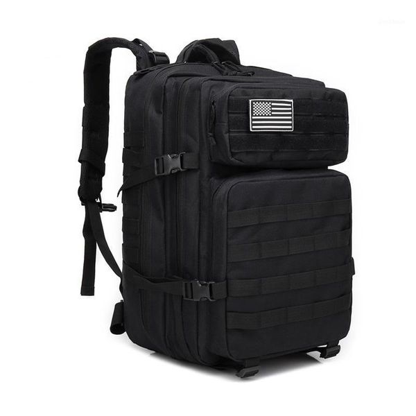 

outdoor bags 45l hiking camping hunting climbing tactical assault pack backpack army molle waterproof bug out bag1