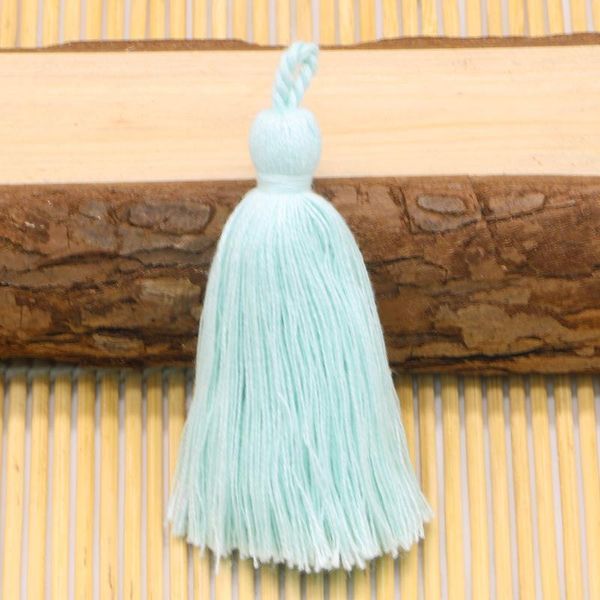 

10pcs pure cotton colorful mini tassels diy pendant jewelry curtain garments decorative accessories key chain handbag pendants h jllpvd