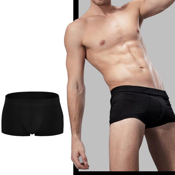 

boxers plus size 2 pcs men underwear cotton thin breathable comfortable pouch stretch solid boxer men new arrival a661, Black;white