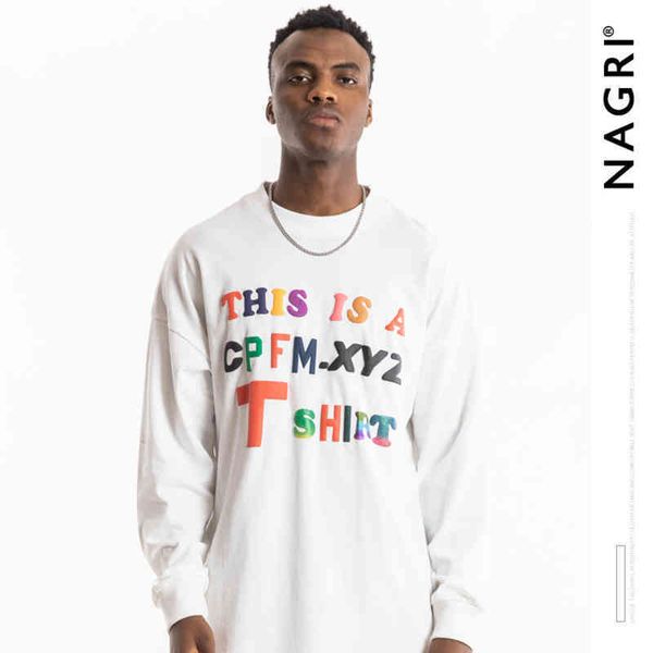 

this is a cpfm. xyz women printed long mouwen t-shirts tees hiphop streetwear men random cats t-shirt, White;black