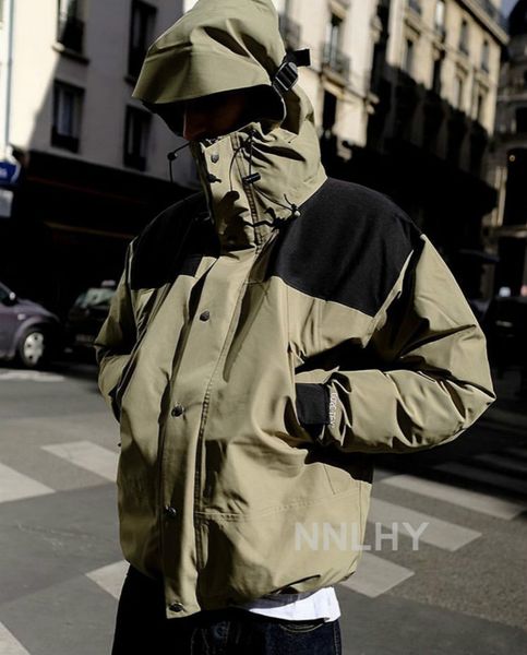 

2020 new brand north jacket men zipper winter spring autumn casual solid hooded jackets men's outwear slim fit high quality, Black;brown