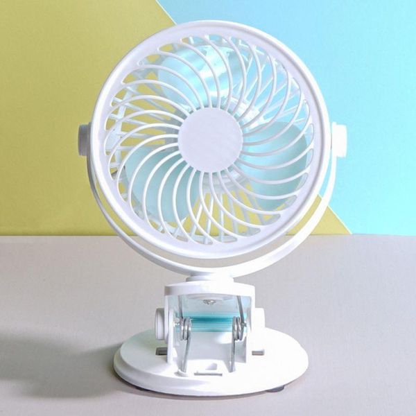 

new portable handheld small fan new clip usb fan charging rechargeable desk 5 inch