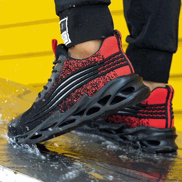 

breathable safety shoes casual fashion low-protective shoes anti-smashing anti-piercing steel toe cap work shoes wholesale