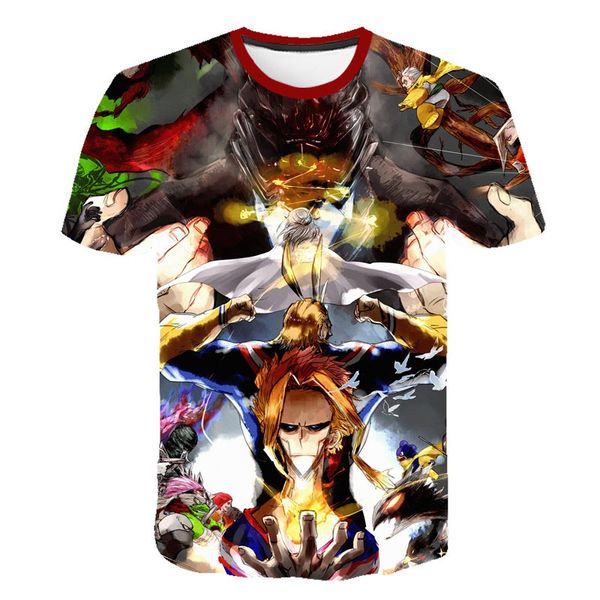 

my hero academia anime mens japanese anime printed for men camiseta masculina 3d print shirts aesthetic horror humor men clothing