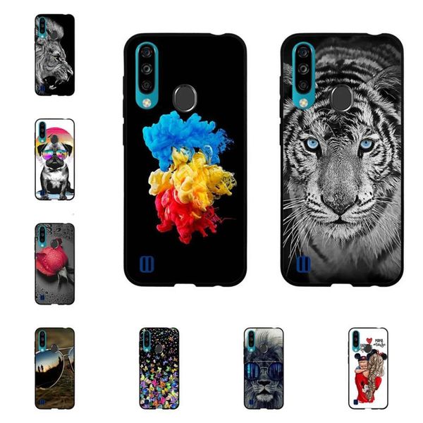 

qazte a7020 mobile phone cover is made of silica gel, the shell is made of tpu cushion, flowers, mother, baby, dog, animal, etc., and ztelk