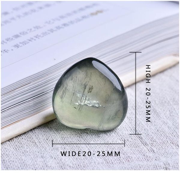 

1pc natural purple fluorite green fluorite love crystal guardian gemstone mineral jewelry couple decoration fashion tr jllmoi, Black