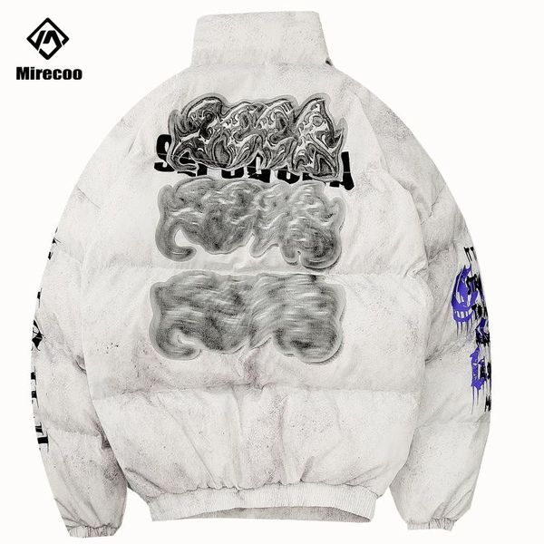 

gothic иллюзия puffer проложенный короткие зимняя куртка мужчины parka hip hop streetwear вниз пальто куртки и пиджаки windbreak мужчины out, Black