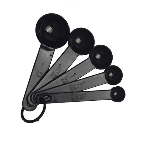 

5pcs set measuring spoon multifunctional plastic measuring cup roasted coffee teaspoon kitchen practical cooking measuring tool h bbyusx