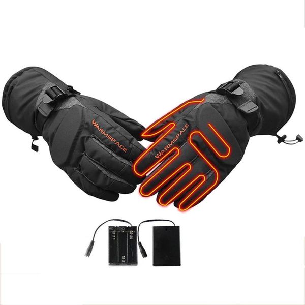

winter heated gloves battery powered heated gloves charging with temperature control for outdoor sports