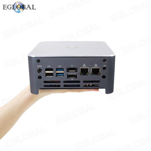 

10th gen intel core mini pc i9 10880h barebone windows 10 linux 2*ddr4 2*m.2 2*lan ac wifi bt dp hdmi 4k computer htpc nuc