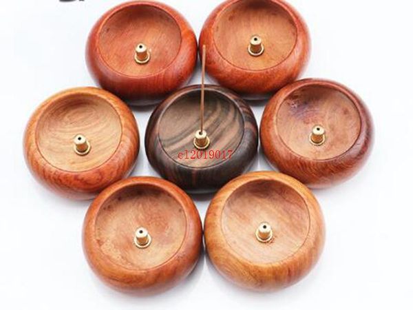

gift wrap mini round wooden incense stick buddhist articles bowl type holder