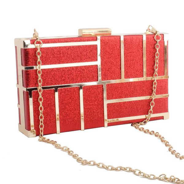 

luxury handbags designer leather box chain bags for women 2020 elegant day clutch geometry wedding evening bag