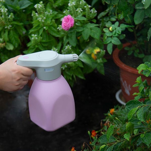 

1.5l electric garden sprayer electric plant mister spray bottle for house flower indoor handheld garden watering can spritzer1