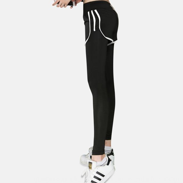 

summer new women's fake two professional running leggings pants pantsfitness slim yoga tights summer new women's fake two professi, Gray