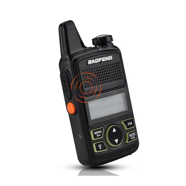 

baofeng original bf-t1 mini talkie walkie uhf 400-470mhz fm transceiver with earpiece l & hunting two way radio
