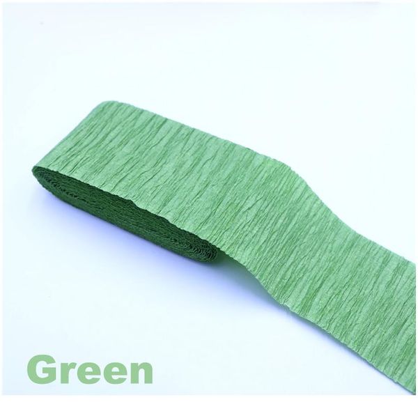 

4pcs/lot 250*5cm decorative origami crinkled crepe paper craft diy flower wrapping fold scrapbooking gifts party de bbyltg