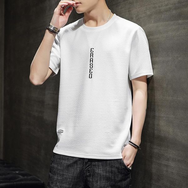 

men's t-shirts 2021 t shirt mens fashion cotton summer tee male boy skate tshirt print workout shirts short sleeve, White;black