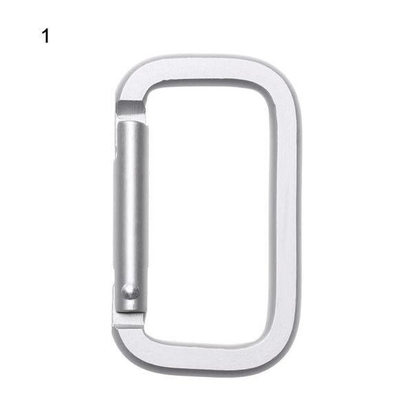 

5 pcs aluminum alloy plated spring oval rings camping carabiner bag belt buckles handbags clips snap bottle hooks outdoor tools q bbypuf
