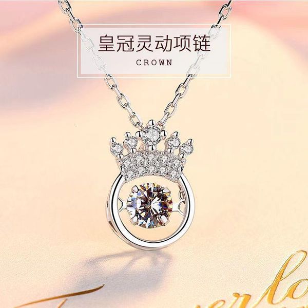 

hengfengsheng s925 silver crown smart necklace