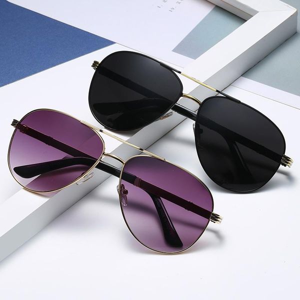 

sunglasses 2021 fashion big frame men square glasses for women vintage eyewear uv400 driving gafas, White;black