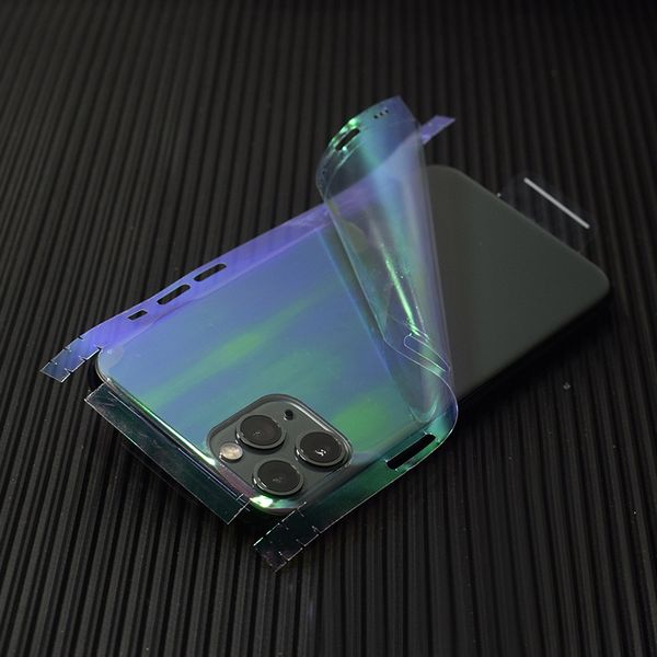 

43fgfiber transparent 3d carbon skins film wrap skin phone back for iphone 11 pro xs max xr x 8 7 6 6s plus clear sticker
