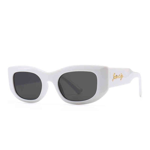 

modern sunglass street p ins net red square sunglass female 2095, White;black