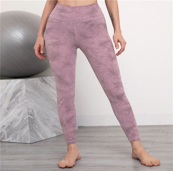 

women's tie-dye printed pants yoga sports leggings fashion skinny exercise long pants all seasons 2021 ladies casual clothing ly122301, White