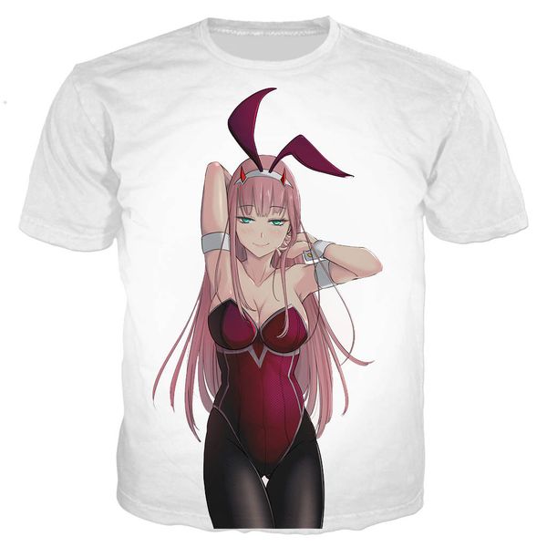 

anime darling in the franxx shaman king 3d print shirts horror graphic comics men clothing