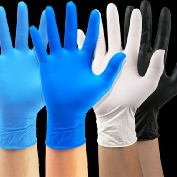 

factoryvo66protective nitrile glove 100pcs anti-corrosion waterproof and disposable / lot gloves cleaning tools t2i51529