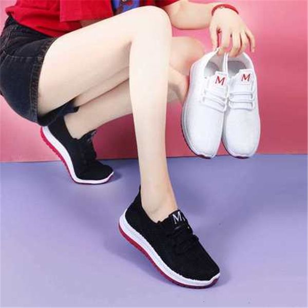 

summer vulcanized woman hiking shoes for the female... lace-up... sneakers with breathable mesh... sportswear... women's white shoes. d, Black