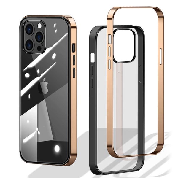 

bgrfsuitable for vip 12 mobile phone case 12pro electroplating mobile phone protective case new anti falling caseswza