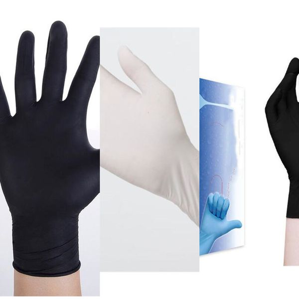 

exam rubber disposable,non 100pcs nitrile gloves, latex blue sterile gloves box of pi m8xh