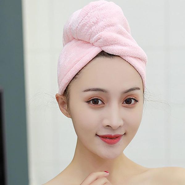 

coral velvet dry hair towel quick drying hair cap shower cap super absorbent japanese style bear button bathroom accessories h bbyhir