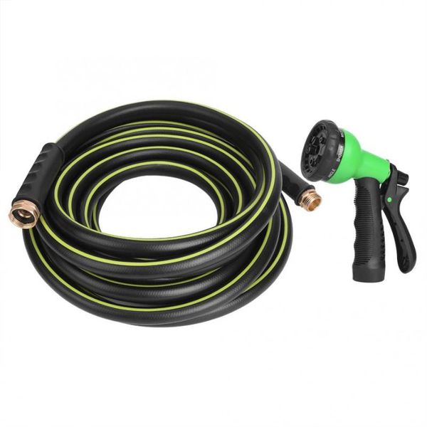 

garden watering gun car washing sprayer 8 spray pattern with 10m/5m tube 5/8in npt connector