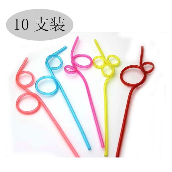 

10pcs/lot disposable paper straws vintage color drinking straws for kids birthday wedding decoration christmas party bbyejf