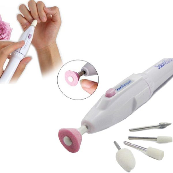 

electric manicure pedicure kit new 5 in 1 nail trimming kit electric salon shaper pedicure polish multifunctional nail tool dhl freight