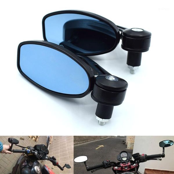 

7/8"22mm universal motorcycle mirrors rear view handle bar end rearview side mirrors for er-6n er-6f ninja 650rz800/e1