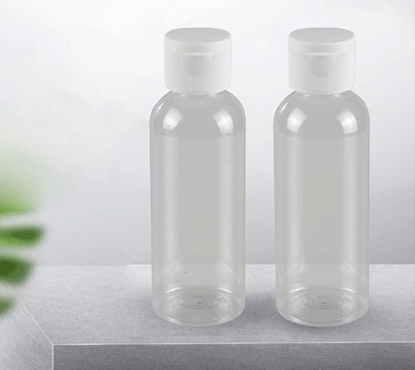 

hand sanitizer travel refillable bottle makeup 100ml empty plastic bottles flip cap for liquid lotion cream llfa