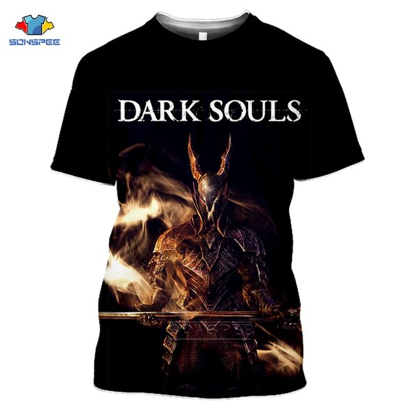 

men dark souls game cool sport 3d print shirts humor humor anime men clothing