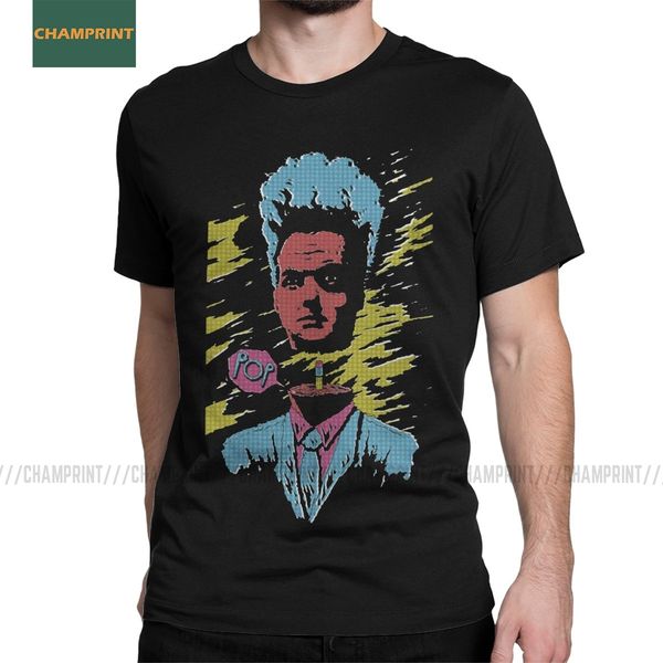

sport eraser head david lynch t-shirts for men film movie directed director vintage cotton tee short sleeve t shirts original
