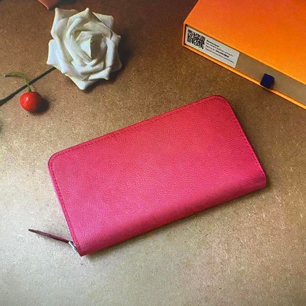 

m61867 wallet women's wallet zipper bag female designer wallet purse fashion card holder pocket long women bag with box02, Red;black